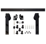 Schiebetürsystem Basic Schwarz für Holztüren - Intersteel