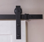 Detail von Schiebetürsystem Basic Schwarz für Holztüren - Intersteel