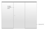 Skizze von Float klar Glasschiebetür mit zwei festen Seitenteilen Sigma Flexible Variante 2 - Erkelenz