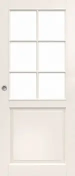 Bild von Modell Kirsten LA-6G massive Stil-Schiebetür mit Glasauschnitt - Jeld-Wen