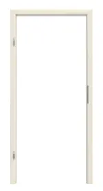 Frontansicht von Blendrahmen Lärche lasiert CPL mit runder Kante - Huga