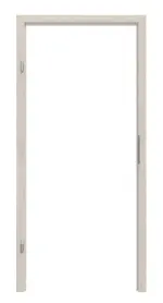 Frontansicht von Blendrahmen Gebürstete Salzeiche CPL mit runder Kante - Hörmann