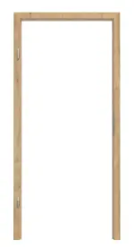 Frontansicht von Blendrahmen Asteiche CPL mit runder Kante - Huga