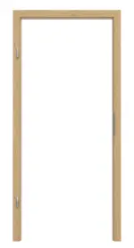 Frontansicht von TEUTO Blendrahmen Authentic Asteiche CPL mit runder Kante