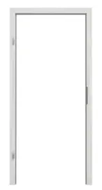 Frontansicht von GARANT Blendrahmen Authentic Grigio CePaL mit runder Kante