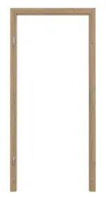 Frontansicht von GARANT Blendrahmen Authentic Risseiche CePaL mit runder Kante