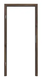 Frontansicht von HÖRMANN Blendrahmen Alpineiche Duradecor ProLine mit eckiger Kante