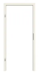 Frontansicht von TEUTO Blendrahmen Weißlack 9010 CPL mit runder Kante