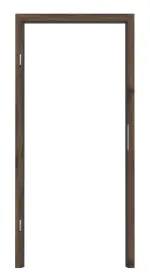 Frontansicht von HÖRMANN Blendrahmen Alpineiche Duradecor ProLine mit runder Kante