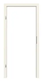 Frontansicht von Blockrahmen Weiß ähnlich RAL 9010 Basic Lack Vario mit eckiger Kante - Huga