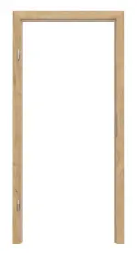 Frontansicht von Blockrahmen Asteiche Dekor Vario mit eckiger Kante - Huga