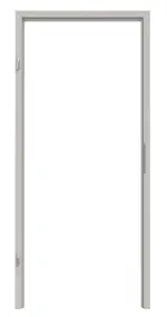 Frontansicht von Blockrahmen Hellgrau A 402 PortaLit - Westag