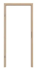 Frontansicht von TEUTO Blockrahmen Authentic Achat CPL mit runder Kante