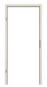 Frontansicht von GARANT Blockrahmen für Schallschutztüren Authentic Perl CePaL mit runder Kante