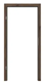 Frontansicht von HÖRMANN Blockrahmen Alpineiche Duradecor ProLine mit eckiger Kante