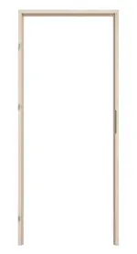 Frontansicht von CLASSEN Blockrahmen Bord für Wohnungseingangstüren Akazie hell CPL 