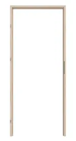 Frontansicht von CLASSEN Blockrahmen Bord für Wohnungseingangstüren Eiche Sonoma 3D Look 