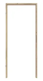 Frontansicht von Blockrahmen Eiche Cleveland Dekorfolie