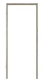 Frontansicht von Blockrahmen Eiche Gessato Dekorfolie