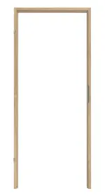 Frontansicht von Blockrahmen Eiche Karlstad Dekorfolie