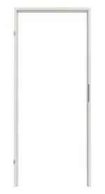 Frontansicht von CLASSEN Blockrahmen Esche Weiß 3D Look