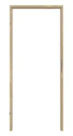 Frontansicht von CLASSEN Blockrahmen Hamilton Eiche CPL PL-Norm