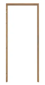 Frontansicht von CLASSEN Blockrahmen für Brandschutztüren EI60 Grandson Eiche Iridium