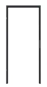 Frontansicht von CLASSEN Blockrahmen Graphit CPL 