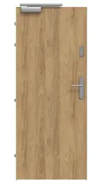 Frontansicht von CLASSEN Brandschutztür-Set EI30 42db Hickory Eiche CPL inkl. Zarge