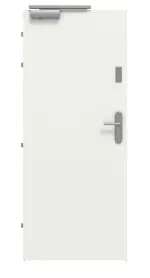 Frontansicht von CLASSEN Brandschutztür-Set EI30 42db Weiß RAL 9003 CPL inkl. Zarge