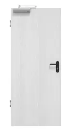 Frontansicht von HÖRMANN Brandschutztür Eiche Weiß Duradecor ProLine