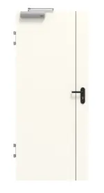 Frontansicht von GARANT Brandschutztür T30 Corona 850 Pearl White CePaL