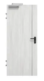 Frontansicht von GARANT Brandschutztür T30 Corona 850 Authentic Grigio CePaL