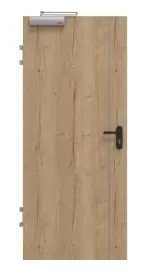 Frontansicht von GARANT Brandschutztür T30 Corona 850 Authentic Risseiche CePaL