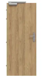 Frontansicht von CLASSEN Brandschutztür-Set EI30 M1 Hickory Eiche CPL inkl. Blockzarge