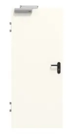 Frontansicht von GARANT Brandschutztür T30 Pearl White 0105-60 CePaL