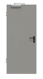 Frontansicht von WESTAG Brandschutztür T-30 Kitt A 446 GetaLit HPL