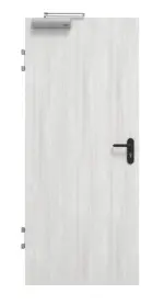 Frontansicht von GARANT Brandschutztür T30 Authentic Grigio CePaL