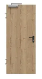 Frontansicht von GARANT Brandschutztür T30 Authentic Risseiche GCK08