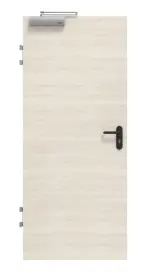 Frontansicht von GARANT Brandschutztür T30 Quer Authentic Perl GCK08