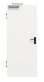 Frontansicht von GARANT Brandschutztür T30 Weißlack 9016