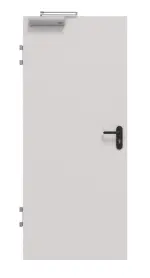 Frontansicht von GARANT Brandschutztür T30 U12188SD Lichtgrau GHK08