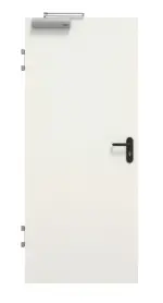 Frontansicht von GARANT Brandschutztür T30 Weiß Struktur Premium CePaL