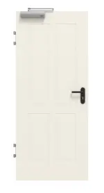 Frontansicht von GARANT Brandschutztür T30 Parma PF4 Weißlack 