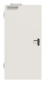 Frontansicht von Innentür-Set Stahl mit Feuerschutzfunktion H16-1 OD inkl. Eckzarge - Hörmann