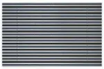 Top-Ansicht von Aluprofilmatte KLASSIK Rips T06PP blau/grau / Safe R01V schwarz - Entrada