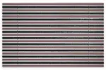 Top-Ansicht von Aluprofilmatte KLASSIK Safe R03V braun / Brush BL01 schwarz - Entrada
