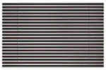 Top-Ansicht von Aluprofilmatte KLASSIK Safe R01V schwarz / Work B04 brau - Entrada