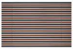 Top-Ansicht von Aluprofilmatte KLASSIK Safe R01V schwarz / Work B08 orange - Entrada