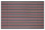 Top-Ansicht von Aluprofilmatte KLASSIK Safe R01V schwarz / Work B06 rot - Entrada